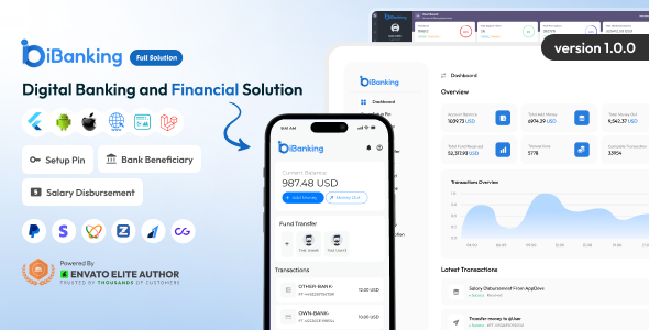 iBanking - Digital Banking and Financial Solution v1.0.0
