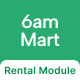 6amMart Car Rental Module Addon v1.1