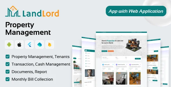 Landlord- Property & Tenant Management System (Web + Mobile)