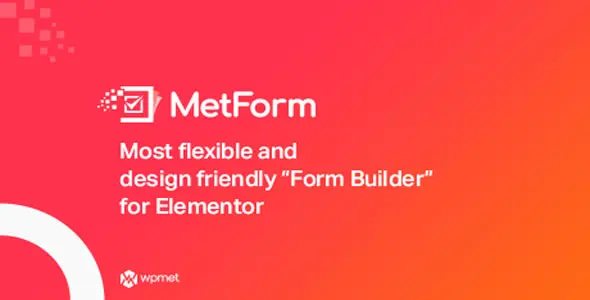 MetForm Pro v3.9.6 - Advanced Elementor Form Builder