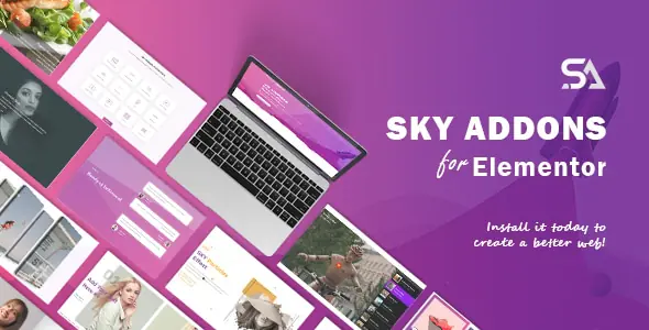 Sky Addons v4.0.5 - for Elementor Page Builder WordPress Plugin
