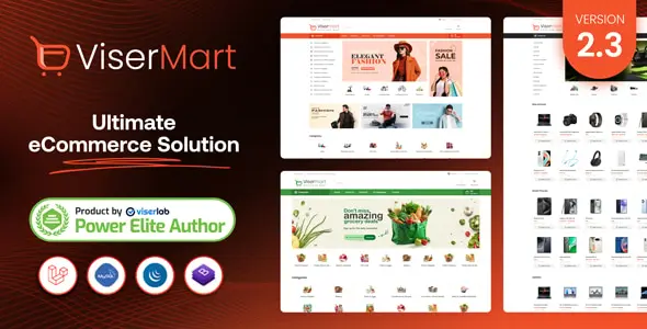 ViserMart v2.3 - Ecommerce Shopping Platform - nulled