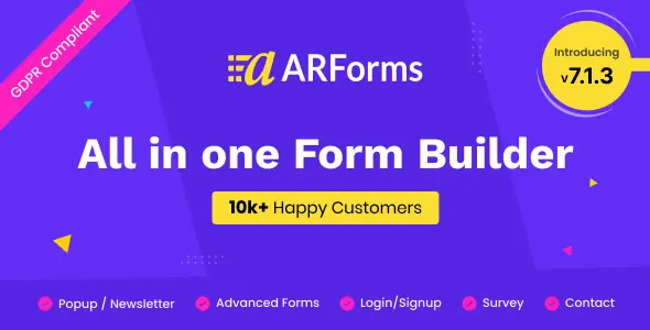 ARForms v7.1.3 - Wordpress Form Builder Plugin