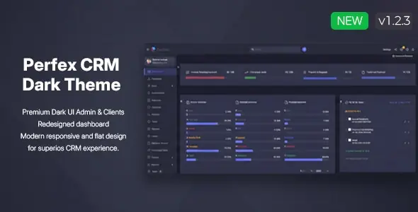 Perfex CRM Dark Theme v1.2.3