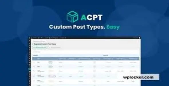 Advanced Custom Post Types (ACPT) v2.0.55