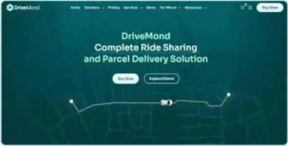 DriveMond v3.0 - Ride Sharing & Parcel Delivery Solution Scripts