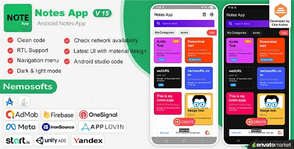 Android Notes App v15.0