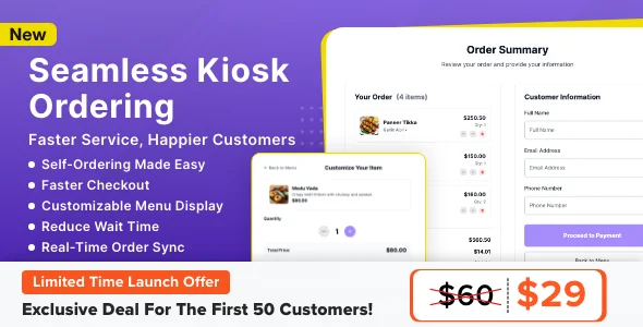 Kiosk Module for Tabletrack v1.0.0