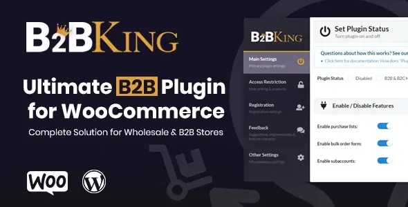 B2BKing v5.5.30 - The Ultimate WooCommerce B2B & Wholesale Plugin