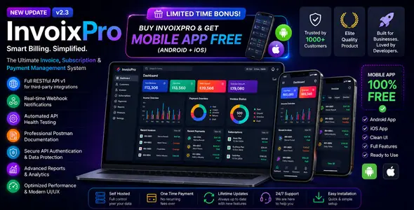 InvoixPro v2.3 – Invoice And Payment System