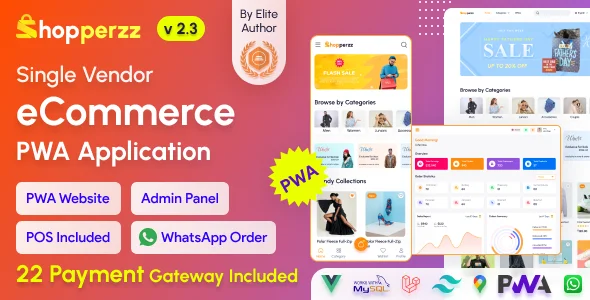Shopperzz v2.2 - PWA eCommerce CMS with POS & WhatsApp Ordering - nulled