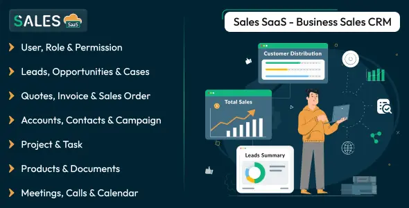 Salesy SaaS v7.9 - Business Sales CRM - nulled
