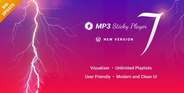 MP3 Sticky Player v9.0 - Wordpress Plugin