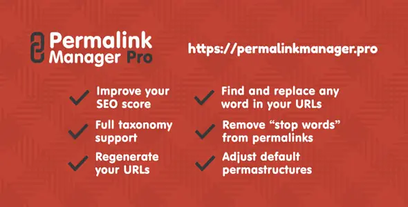 Permalink Manager Pro v2.5.3.6 - WordPress Plugin