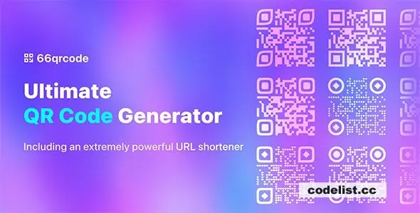 66qrcode  - Ultimate QR Code Generator & URL Shortener (SAAS) - nulled