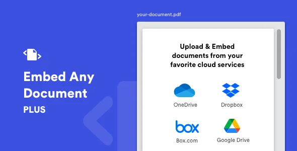 Embed Any Document Plus v2.8.9 - WordPress Plugin