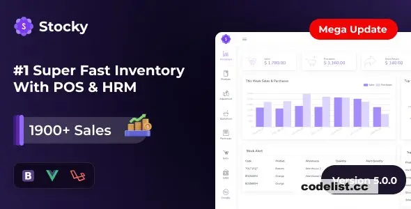 Stocky  - POS with Inventory Management & HRM