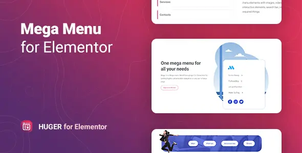 Huger v1.1.5 – Mega Menu for Elementor