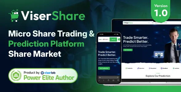 ViserShare v1.0 - Micro Share Trading And Prediction Platform - nulled