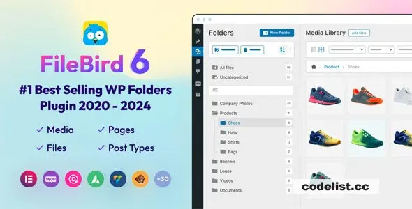 FileBird  - WordPress Media Library Folders