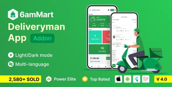 6amMart - Delivery Man App v4.0