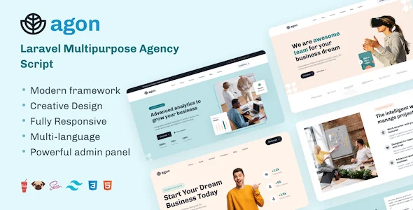 Agon v1.19.0 - Laravel Multipurpose Agency Script - nulled