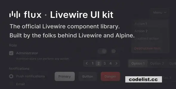 Livewire Flux PRO v2.5.1