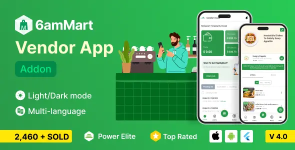 6amMart - Vendor App v4.0