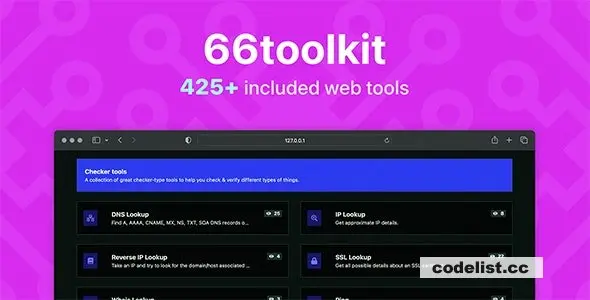 66toolkit  - Ultimate Web Tools System