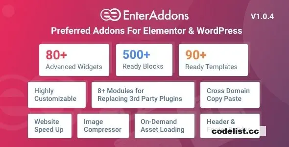 Enter Addons Pro - Preferred Addons For Elementor And WordPress