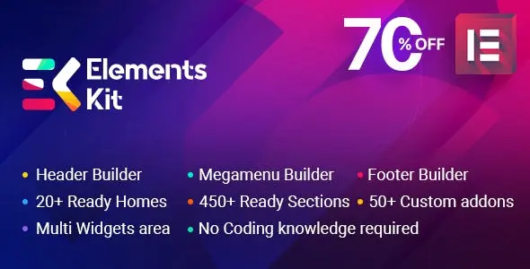 ElementsKit v4.4.5 - The Ultimate Addons for Elementor Page Builder