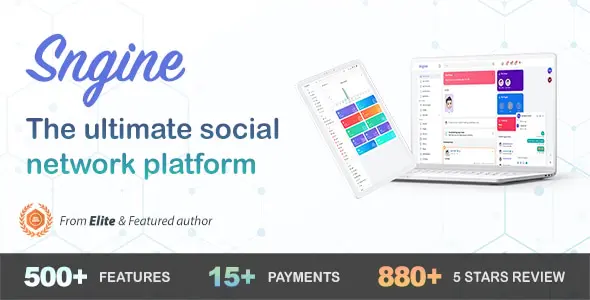 Sngine v4.2.1 - The Ultimate PHP Social Network Platform