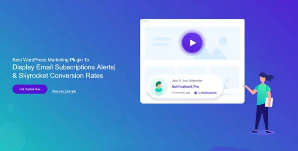 NotificationX v3.1.3 - Best WordPress Marketing Plugin
