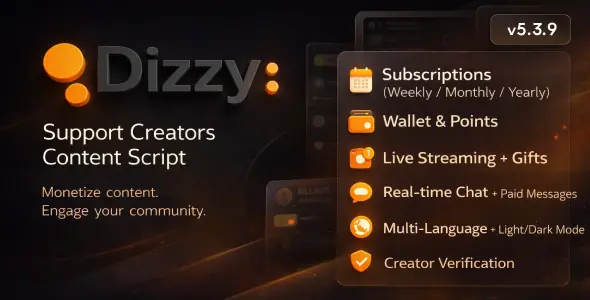 dizzy v5.3.9 - Support Creators Content Script
