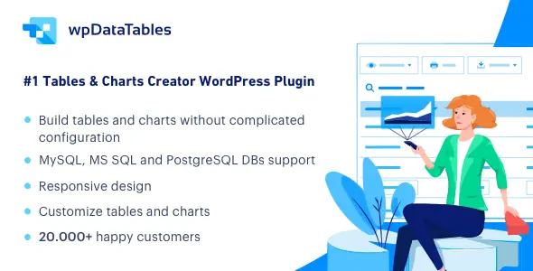 wpDataTables v7.3.6 - Tables and Charts Manager for WordPress