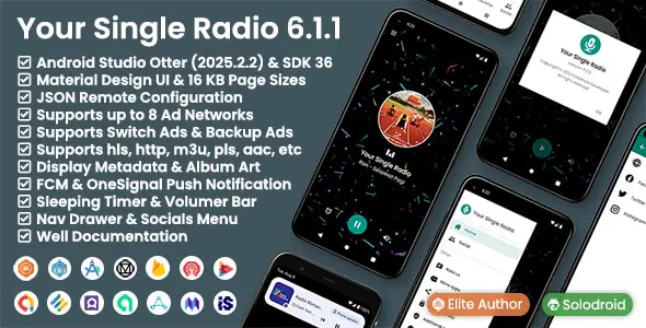 Your Radio App (Single Station) v6.1.1