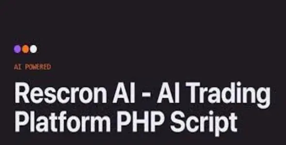 Rescron AI  - AI Trading Platform PHP Script - nulled