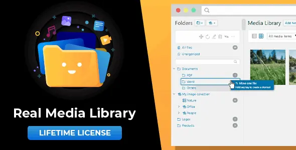 WordPress Real Media Library v4.22.75 - Folder & File Manager for WordPress Media Management