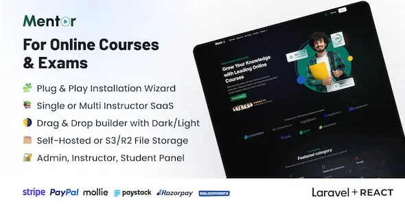 Mentor LMS v4.1.0 - Learning Management System
