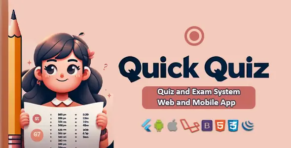Quick Quiz v5.0 – Quiz and Exam System Web and Mobile App