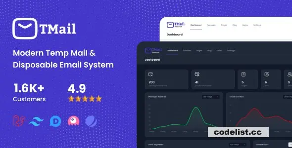 TMail  - Modern Temp Mail & Disposable Email System - nulled
