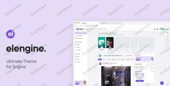 Elengine Theme for Sngine v1.9