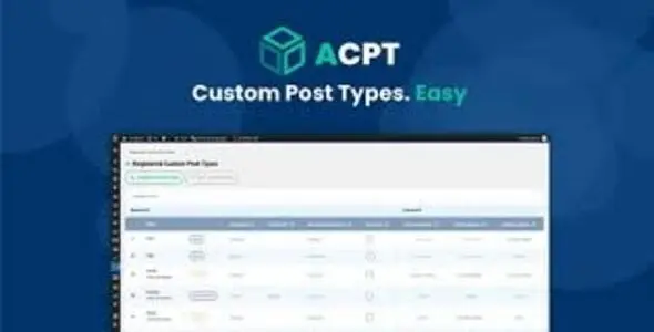 Advanced Custom Post Types (ACPT) v2.0.53