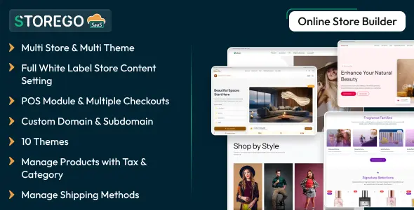 StoreGo SaaS v8.3 - Online Store Builder - nulled