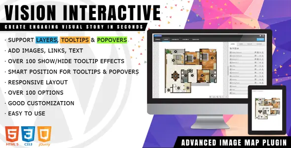 Vision Interactive v1.12.2 - Image Map Builder for WordPress