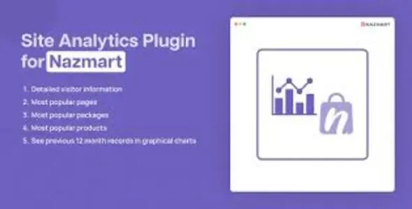 Site Analytics Plugin - Nazmart Multi-Tenancy eCommerce Platform (SAAS)