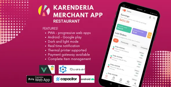 Karenderia Merchant App Restaurant v1.1.0