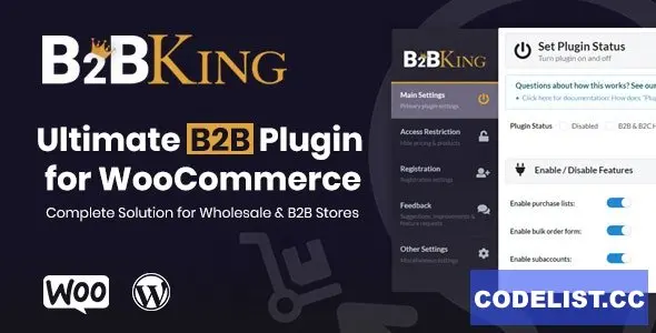 B2BKing  - The Ultimate WooCommerce B2B & Wholesale Plugin