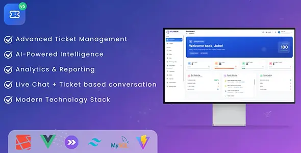 HelpDesk 5.2.3 - Online Ticketing System with Website - ticket support and management - nulled