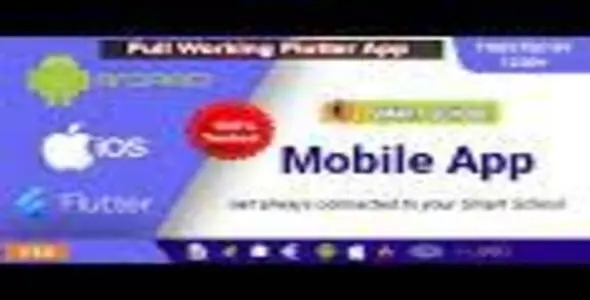 Smart School Mobile App v5.0 - Android, iOS, Flutter App